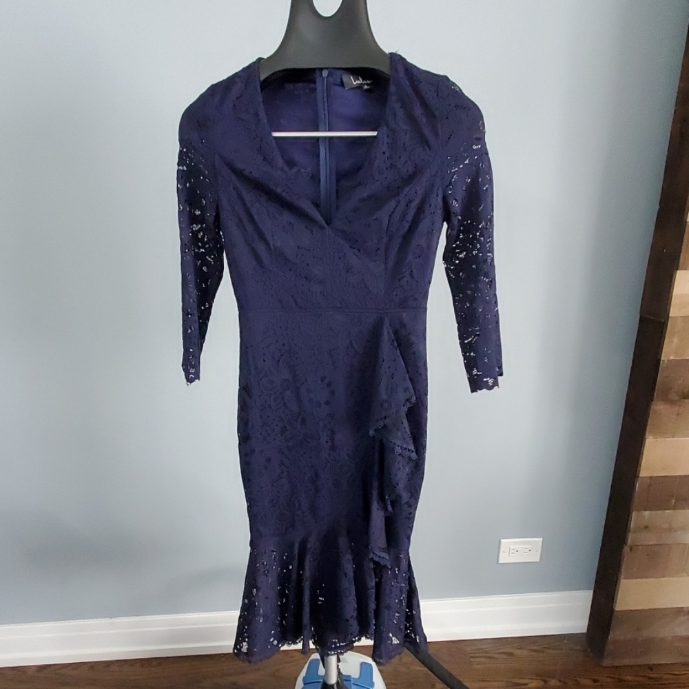 Below knee dress.